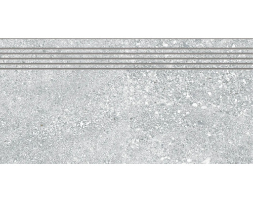Schodovka imitácia kameňa Stein sivá 30 x 60 cm