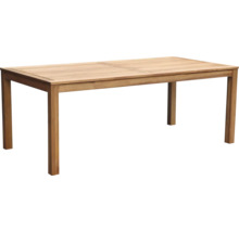 Obdĺžnikový záhradný stôl z dreva