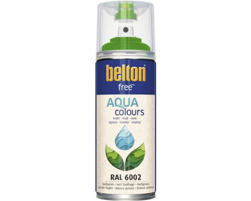 Farba v spreji BELTON listová zelená 6002 matná 400 ml