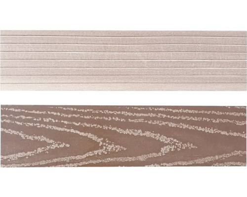 Detail terasových dosiek z dreva a WPC