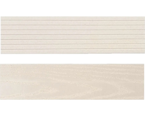 Dve terasové dosky s ryhovaným a dreveným vzhľadom