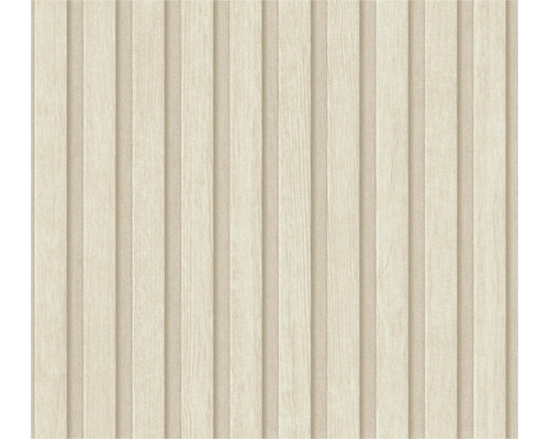 Vliesová tapeta drevený panel béž.krém. 0,53x10,05 m