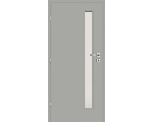 Interiérové dvere ATTIS 3/3 sivé matné 80 Ľ