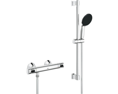 Sprchový set s termostatickou batériou Grohe Quickfix Precision Flow chróm 34800001 Sprchový systém Grohe Euphoria 260 s termostatickou batériou a ručnou sprchou