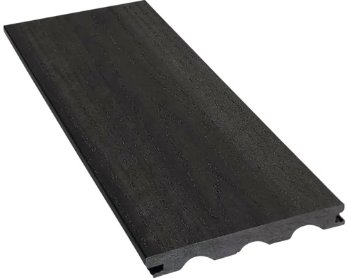 WPC terasová doska Country Anthracite 161 x 21 mm plný profil, dĺžka na prianie 1-6 m Terasa z drevoplastu