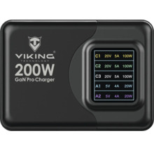 Nabíjačka Viking Technology 200 W GaN Pro