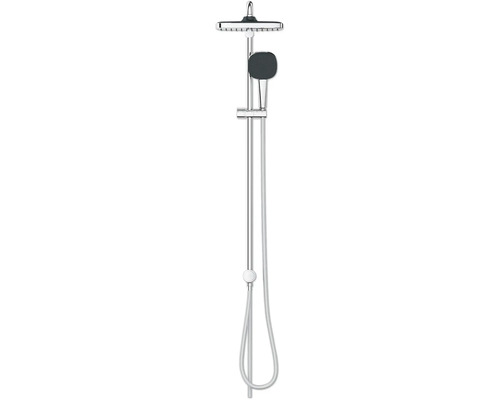 Sprchový systém bez batérie Grohe Quickfix Vitalio Comfort 250 chróm lesk 26986001 Sprchový systém s hlavovou a ručnou sprchou