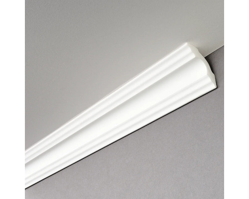 Súprava dekoratívnych líšt na stenu Sonja vrátane rohov 50 x 50 mm, 8 ks x 2 m Biela ozdobná lišta na strope a stene