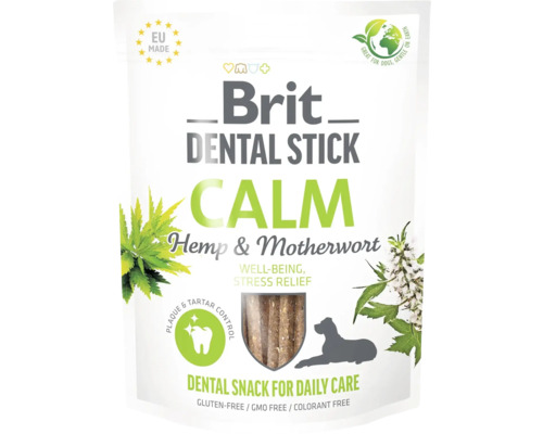 Maškrta pre psov Brit Dental Stick Calm 7 ks