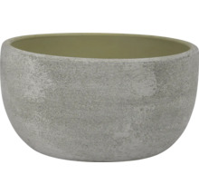 Sivý kvetináč s hrubou textúrou