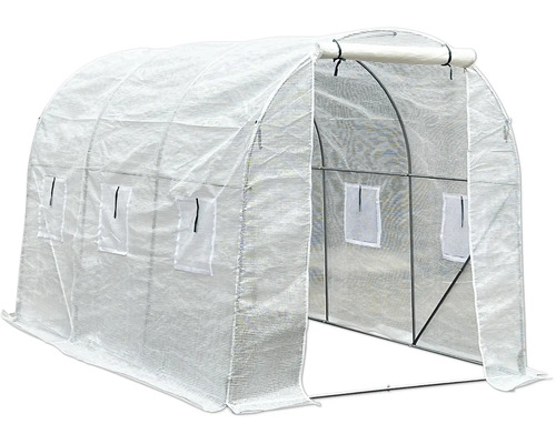 Skleník s otvormi na vetranie