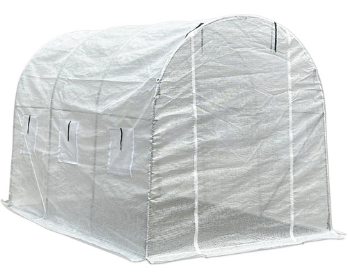 Skleník s fóliou a oknami