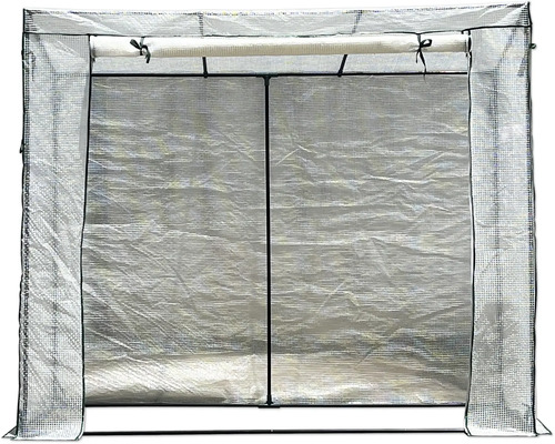 Skleník s fóliovým krytom a oceľovým rúrkovým rámom