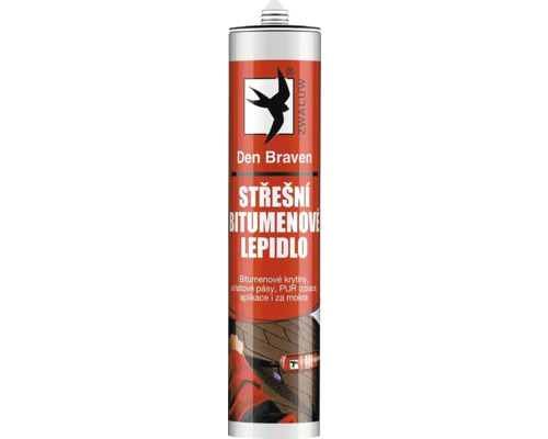 Bitúmenové lepidlo DEN BRAVEN strešné 310 ml Bitúmenové lepidlo DEN BRAVEN strešné 310 ml