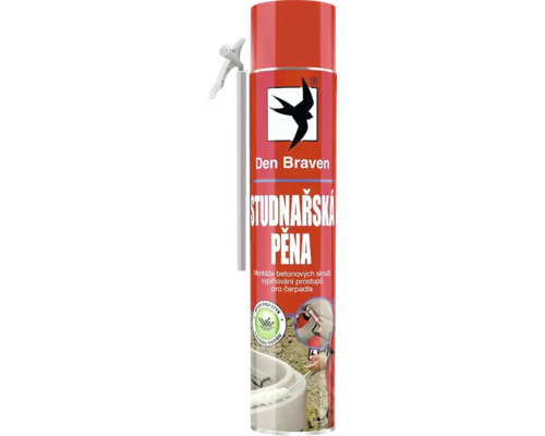 Montážna pena PUR DEN BRAVEN studniarska trubičková 750 ml Montážna pena PUR DEN BRAVEN studniarska trubičková 750 ml