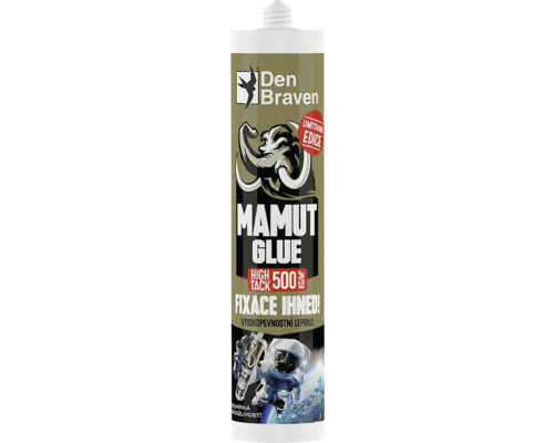 Montážne lepidlo Den Braven Mamut Glue High Tack biele 290 ml