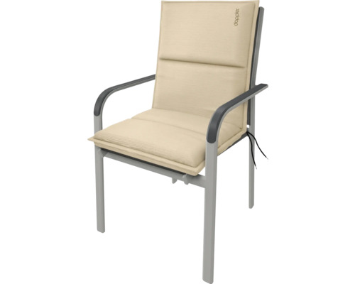 Záhradná stolička s podložkou a opierkami rúk