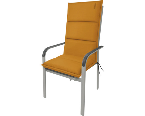 Záhradná stolička s polstrovaným sedadlom