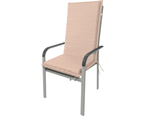 Záhradná stolička s podrúčkami a látkovým poťahom