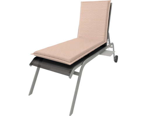 Polstrované lehátko s kolieskami do záhrady