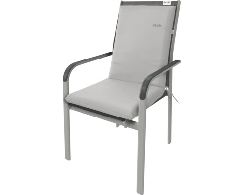 Záhradná stolička s podrúčkami a polstrovaním