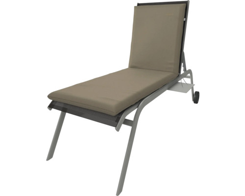 Ležadlo s polstrovanou podložkou a kolieskami