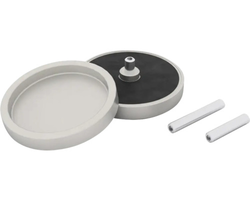 Príslušenstvo leštičky s leštiacim tanierom, krytom a montážnymi dielmi