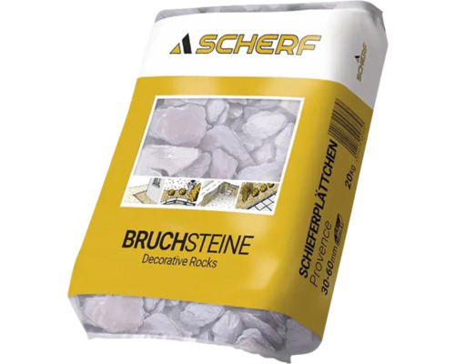 Okrasné kamene bridlicové 30–60 mm Provencia balenia 20 kg