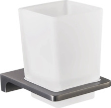 Držiak zubných kefiek RAV Slezák NIL - metal grey sivá NLA0201MG