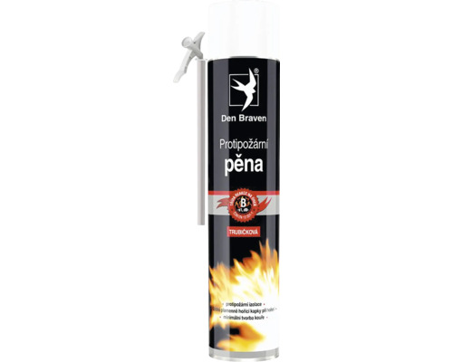 Montážna pena PUR DEN BRAVEN protipožiarna trubičková 750 ml Montážna pena PUR DEN BRAVEN protipožiarna trubičková 750 ml