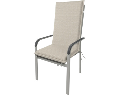 Záhradná stolička s podrúčkami a vysokým operadlom