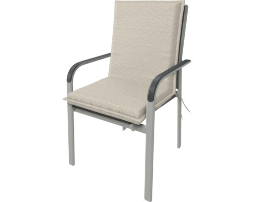 Záhradná stolička s opierkami a polstrovaním