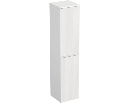 Vysoká skrinka do kúpeľne Jungborn TRENTA biela matná 35 x 161,8 x 35 cm