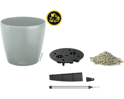 Lechuza Classico LS 21 kvetináč so zavlažovacím systémom a príslušenstvom