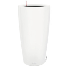 Vysoký plastový kvetináč s ukazovateľom hladiny vody