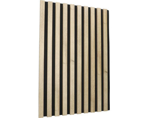 Akustický panel 2650 x 450 x 20 mm dub kramolín, lamela 26 mm Akustický panel 2650 x 450 x 20 mm dub kramolín, lamela 26 mm