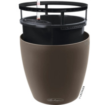 Kvetináč so zavlažovacím systémom a ukazovateľom hladiny vody