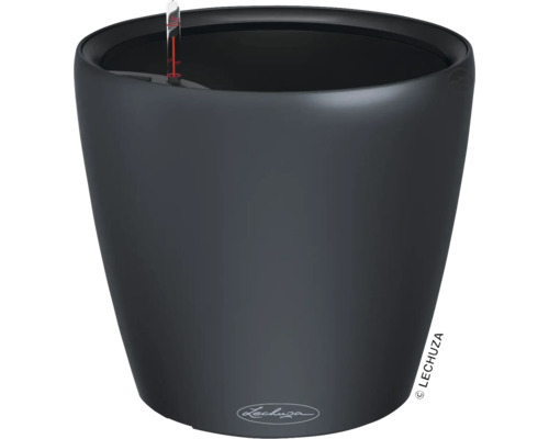 Čierny kvetináč Lechuza so zavlažovacím systémom