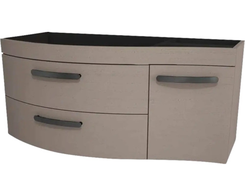 Kúpeľňová skrinka pod umývadlo Devo Vena 2.0 ľavá sivá 110 x 50 x 42 cm VE2-SU1D2SL-1-F101L09 Skrinka pod umývadlo s dvomi zásuvkami a jednými dverami