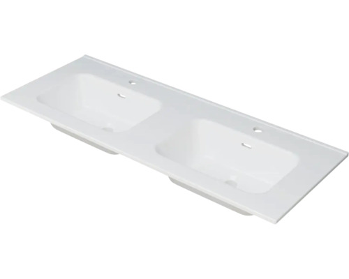 Dvojité umývadlo zo sanitárnej keramiky