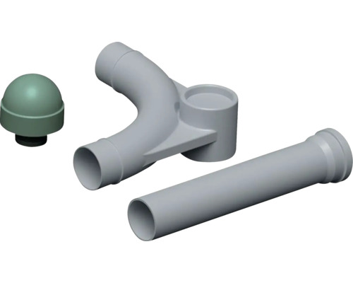 Odvzdušňovací a ukončovací set Waterform Unground Accessories pre podzemné nádrže Odtoková súprava so sifónom a odtokovou rúrou