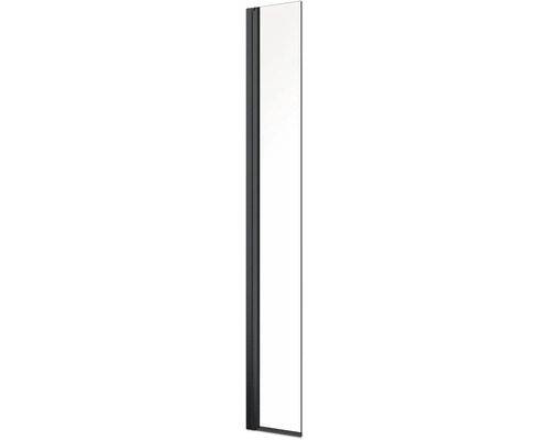Sprchová zástena form&style MODENA 30 cm farba rámu čierna dekor skla číre sklo Obdĺžnikové zrkadlo s rámom