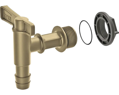 Výpustný ventil pre sudy na vodu Waterform CANTAP 1 plastový zlatý