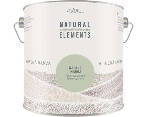 StyleColor NATURAL ELEMENTS ílovej farby bez konzervantov 2,5 l Nádej