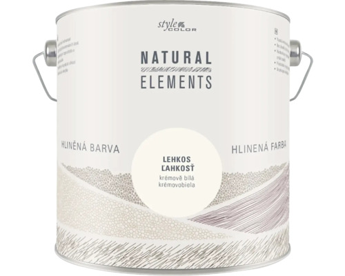 StyleColor NATURAL ELEMENTS ílovej farby bez konzervantov 2,5 l Ľahkosť