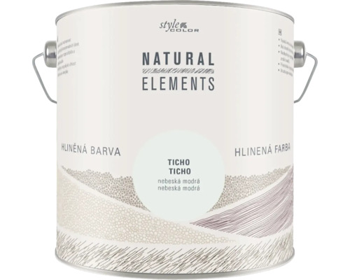 StyleColor NATURAL ELEMENTS ílovej farby bez konzervantov 2,5 l Ticho