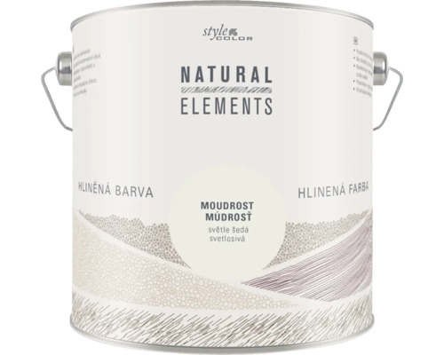 StyleColor NATURAL ELEMENTS ílovej farby bez konzervantov 2,5 l Múdrosť