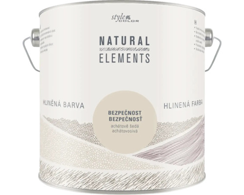 StyleColor NATURAL ELEMENTS ílovej farby bez konzervantov 2,5 l Bezpečnosť