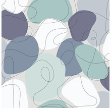 Abstraktný vzor s organickými tvarmi a líniami