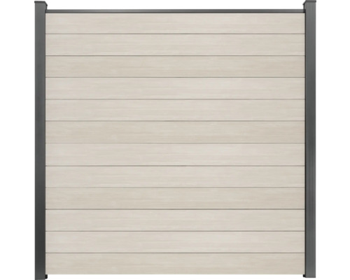 Záhradný plot z vodorovných panelov